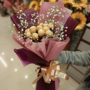 Hampers and chocolate bouquet