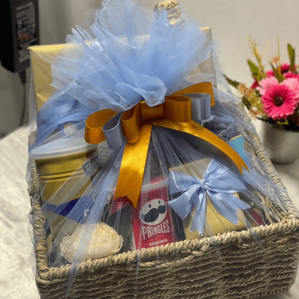 Hampers and chocolate bouquet