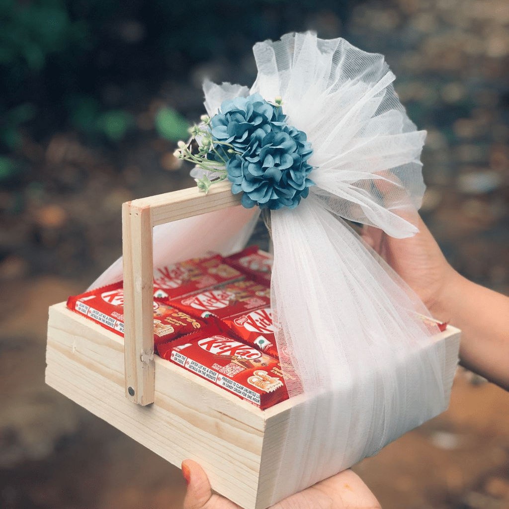 Hampers and chocolate bouquet